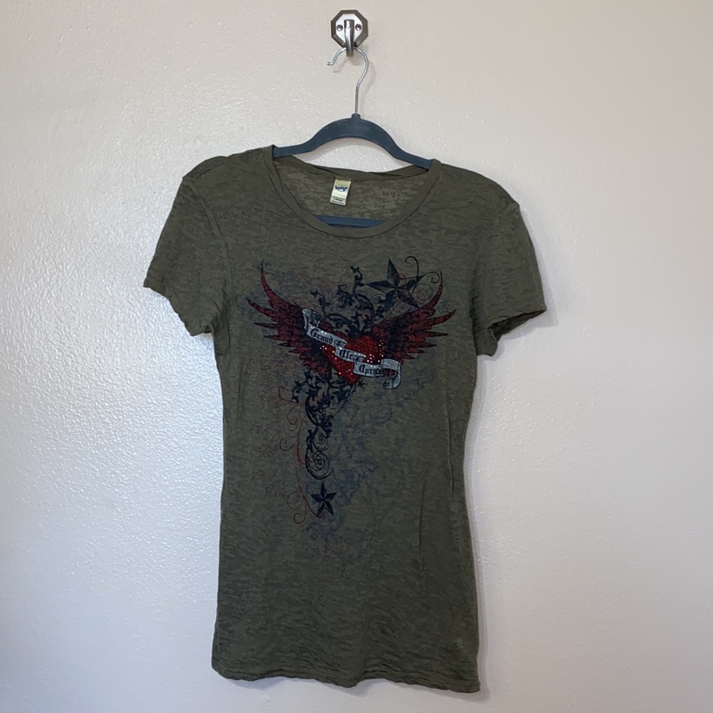 KAVIO - BEDAZZLED T-SHIRT - Picture 2 of 10
